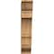 Ekena Millwork Balboa Traditional Rough Sawn Bracket, Western Red Cedar, 6"W x 22"D x 30"H BKT06X22X30BOA01RWR - alternate 4